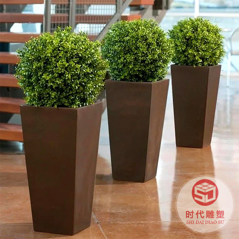 玻璃钢休闲座椅商场大厅机场酒店创意花盆树池公共休息区坐凳厂家