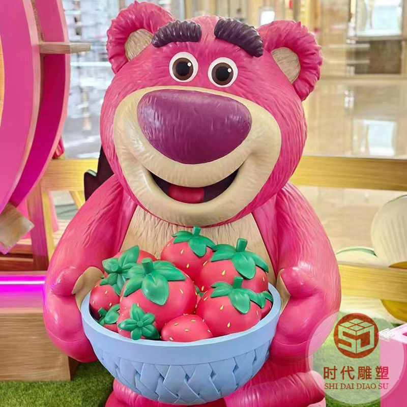 大型玻璃钢雕塑定制户外景观几何鹿不锈钢雕塑熊广场商业美陈摆件