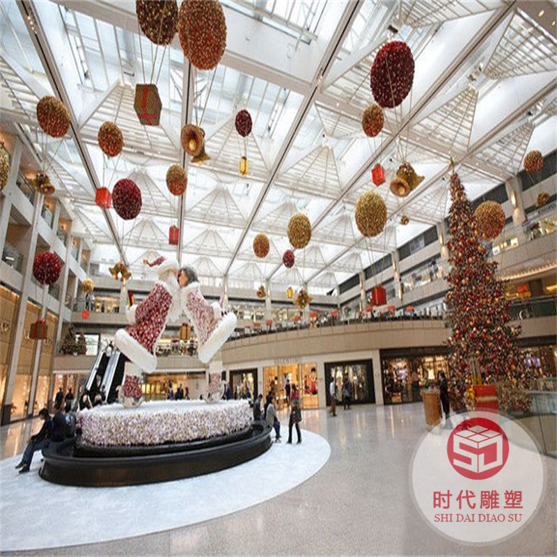 玻璃钢半球雕塑商场美陈玻璃纤维彩绘圆球行星模型球体装饰摆件