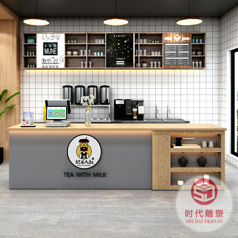 公司接待台玻璃钢烤漆前台简约现代美容院收银台迎宾台吧台可定制