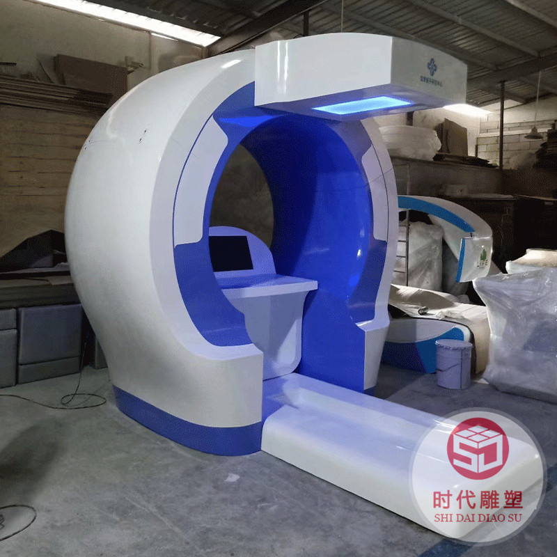 玻璃钢智能机器人壳体人工AI服务设备外壳FRP酒店餐厅仿生送餐机